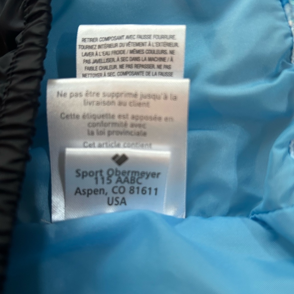 Obermeyer Snow Ski Jacket and Overalls Set, Size 5 - Picture 4 of 8